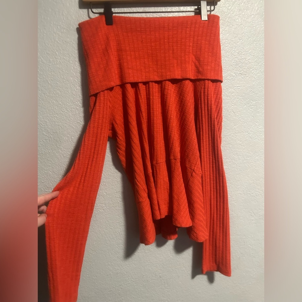 Anthropologie Maeve off the shoulder ribbed top